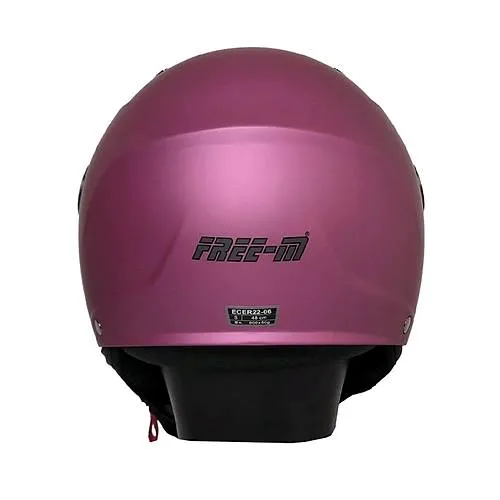 FREE-M FR215 MOR YARIM ÇOCUK KASKI